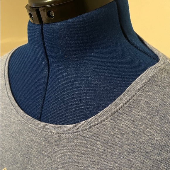 Croft & Barrow Boston Terriers Blue Long Sleeve Crew Neck Tee | Size XXL NWT - Picture 5 of 11